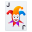 playing card black joker