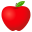 red apple
