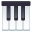 musical keyboard