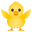 front-facing baby chick