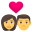 couple with heart