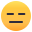 expressionless face