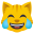 cat face with tears of joy