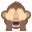 see-no-evil monkey